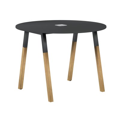 Стол FRST 1020 Черный графит/Антрацит-Бук 1020х1020х733 FORTA