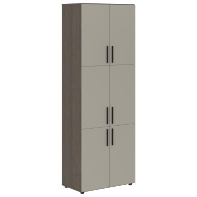 Шкаф высокий широкий VHCS 80.8 Аметист/Дуб Сильвер 800х450х2253 VELION