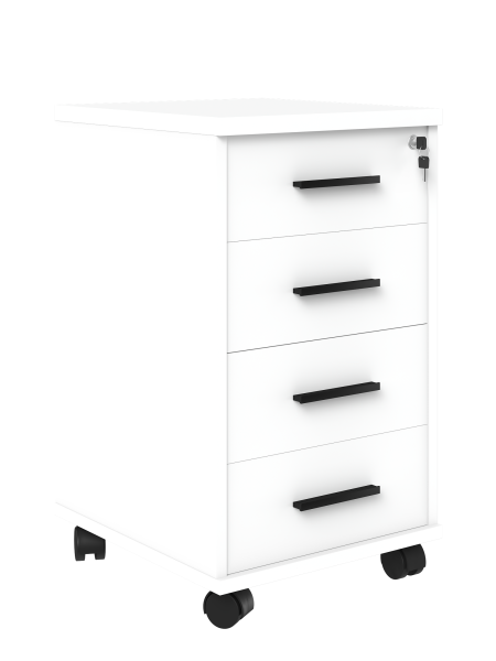 Тумба подкатная ТМ-4.А.BH Белый 412х450х708 COMP