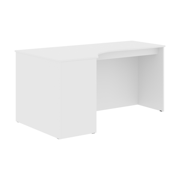 Стол эргономичный SE-1600(L) Белый 1600х900х760 SIMPLE