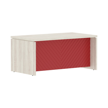 Стол руководителя TLST 169H Сосна Эдмонт Z/Красный 1600х900х750 TORR LUX