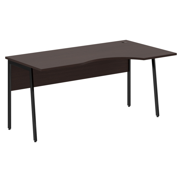 Стол прямой СА-1P(R) Венге Магия/Черный 1600х900х755 IMAGO PLUS