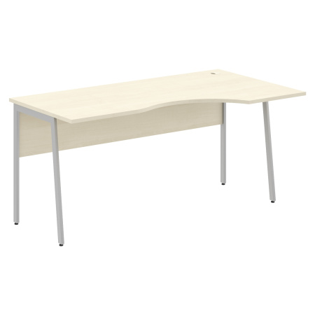 Стол прямой СА-1P(R) Клен*/Алюминий 1600х900х755 IMAGO PLUS