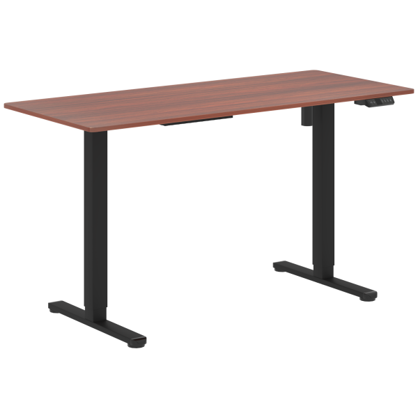 Стол письменный AT-003.1 Дуб Темный/Черный 1400х600х720-1180 XTEN-UP Стол письменный AT-003.1 Дуб Темный/Черный 1400х600х720-1180 XTEN-UP