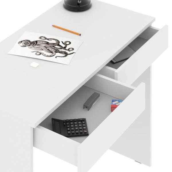 Стол компьютерный CD 1075 Белый 1000х500х750 COMP