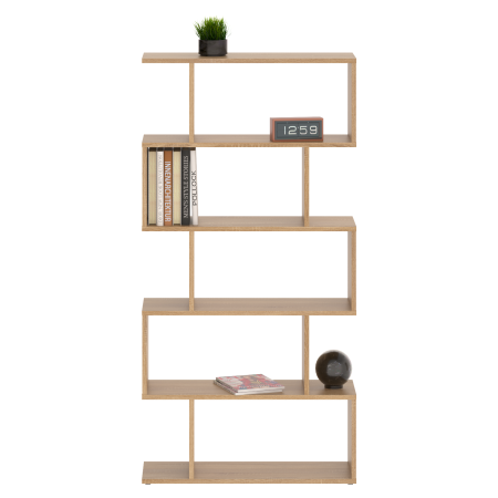 Стеллаж SH 7346 Дуб Сонома светлый 730х250х1416 COMP