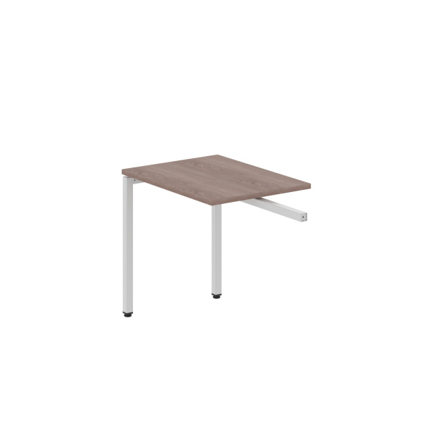 Брифинг - приставка XSB 860 Дуб Сонома/Алюминий 800х600х750 XTEN-S