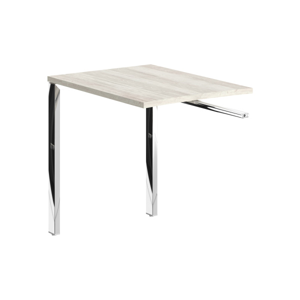 Брифинг приставка XGR 889.1 Сосна Эдмонт/Нержавейка полированная 800х600х750 XTEN GLOSS