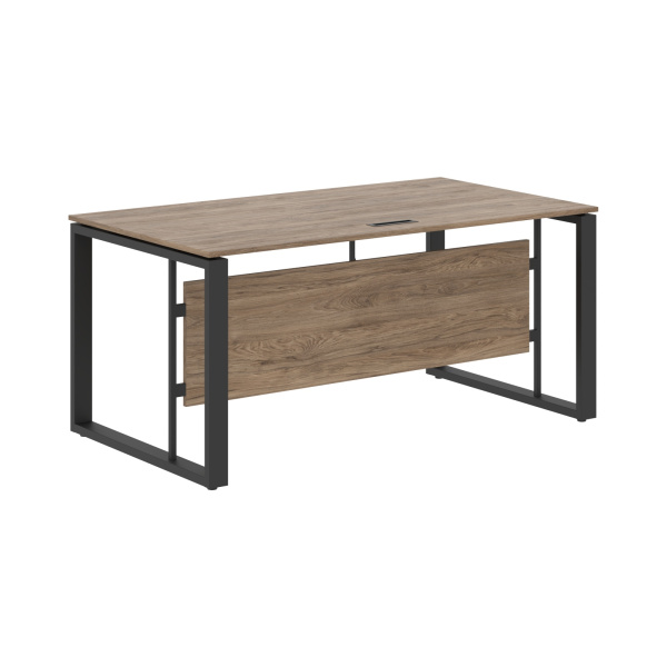 Стол руководителя EST 169 Кария Пальмира/Антрацит 1600х900х750 ENIO