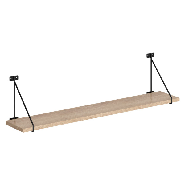 Полка с полкодержателями SH3-BAR Дуб Сонома светлый 860х166х209 COFFEE