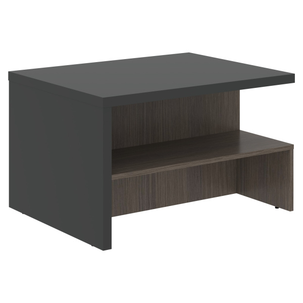 Стол журнальный VCT 9070 Яшма черный/Дуб Сильвер 900х700х550 VELION