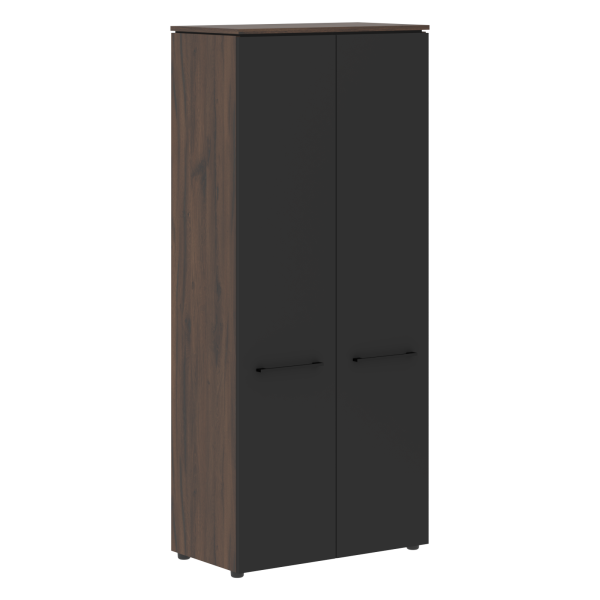 Шкаф для одежды MCW 85 Антрацит/Дуб Денвер темный 854х423х1956 MORRIS TREND