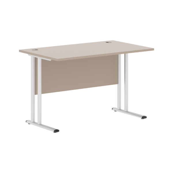 Стол письменный  СП-2М Мокачино/серебро 1200х720х755 Imago M