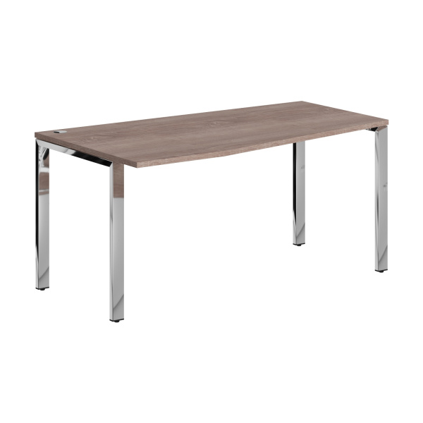 Стол эргономичный XGCT 169(L).1 Дуб Сонома/Нержавеющая сталь 1600х900х750 XTEN GLOSS