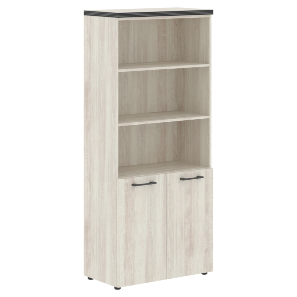 Шкаф с 1 комплектом глухих малых дверей и топом THC 85.5 Сосна Эдмонт 856х450х1968 TORR