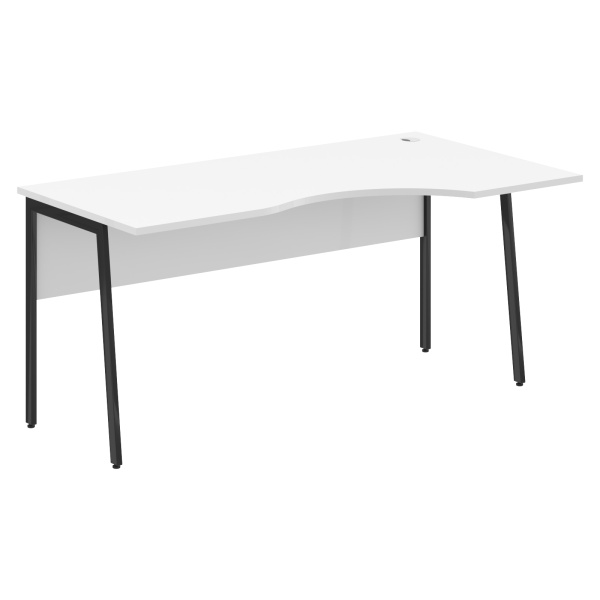 Стол прямой СА-1P(R) Белый/Антрацит 1600х900х755 IMAGO PLUS