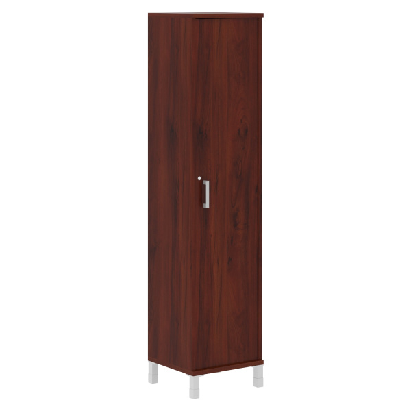 Шкаф-колонка высокая с замком в глухой двери B 431.7(RZ) Бургунди 475х450х2054 BORN
