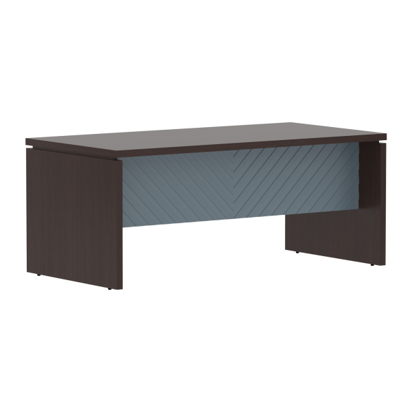 Стол руководителя TLST 189 Венге Магия Z/Серо-голубой 1800х900х750 TORR LUX