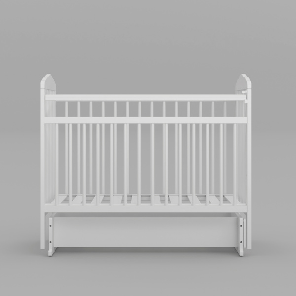 Кровать тип 1 Джованни, мультимаятник CWMC-144309 Белый 1250х700х1093 COFFEE