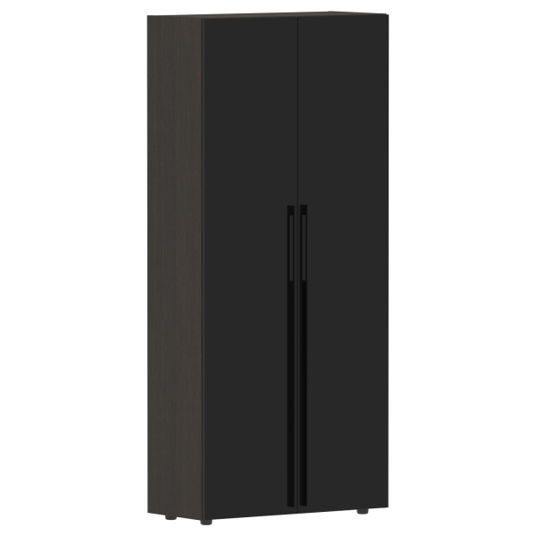 Гардероб СП-064-25-13 Черный глянец/Дуб Мореный 900х400х2010 KANON