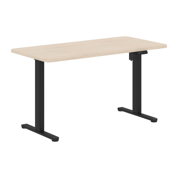 Стол письменный XHT 1367 Бук Тиара/Черный 1360х670х745-1205 XTEN-UP