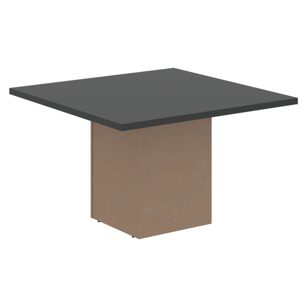 Стол центральный VCCT 1212.1 Яшма черный/Кобра 1200х1200х750 VELION