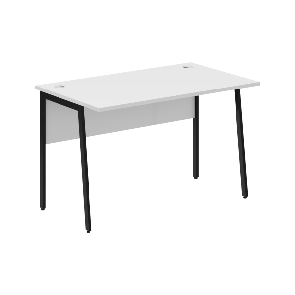 Стол прямой СП-2P Белый/Черный 1200х720х755 IMAGO PLUS