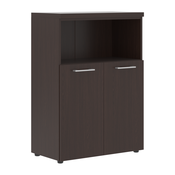 Шкаф с глухими малыми дверьми и топом TMC 85.3 венге-магия Z 856х450х1203 TORR-Z