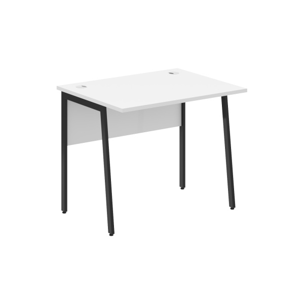 Стол прямой СП-1P Белый/Антрацит 900х720х755 IMAGO PLUS