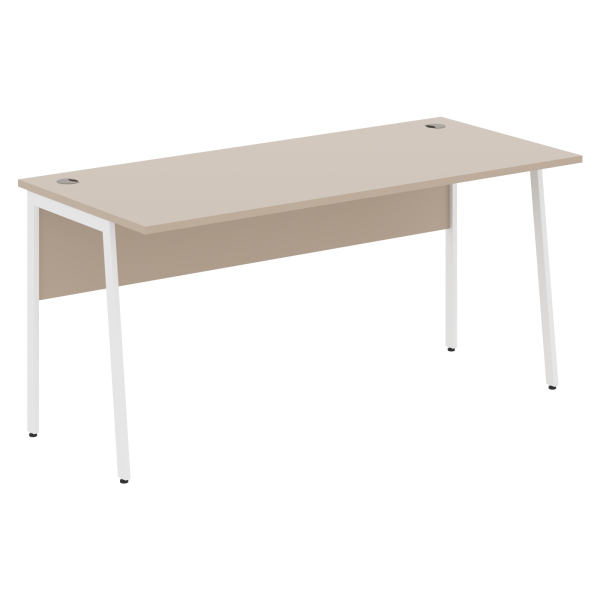 Стол прямой СП-4P Мокачино/Белый 1600х720х755 IMAGO PLUS