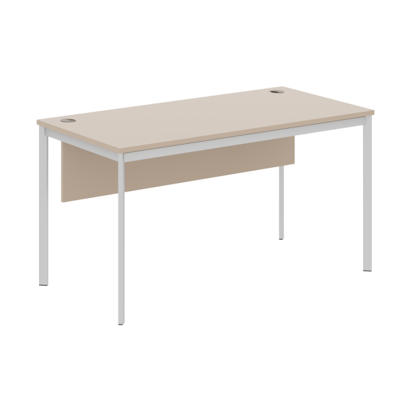 Стол письменный СП-3SD Мокачино/Алюминий 1400х720х755 IMAGO-S