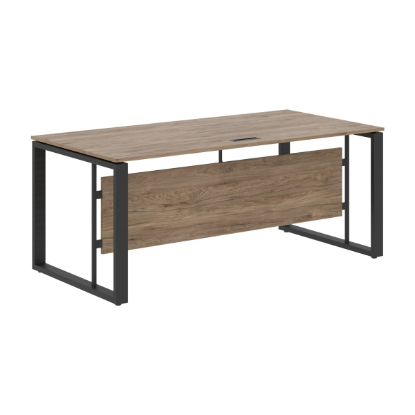 Стол руководителя EST 189 Кария Пальмира/Антрацит 1800х900х750 ENIO