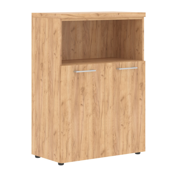 Шкаф с глухими малыми дверьми и топом TMC 85.3 Дуб Бофорд Z 856х450х1203 TORR-Z