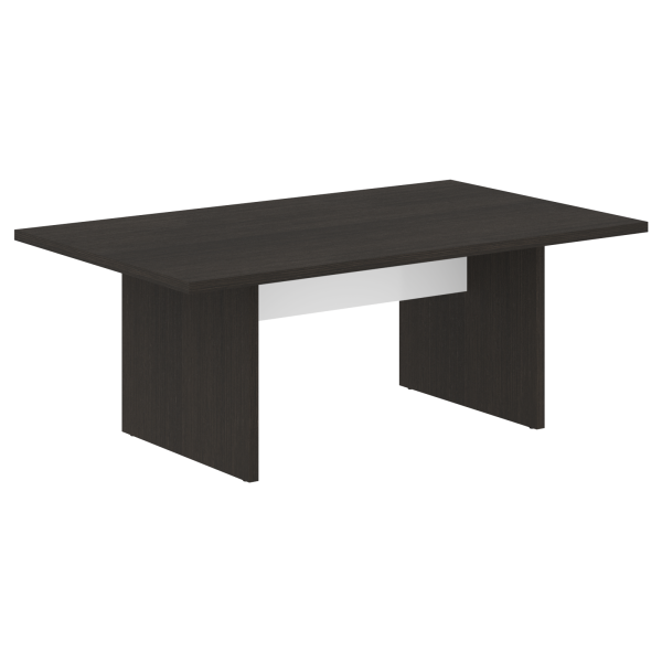 Стол переговорный 2000 СП-064-25-19 Дуб Мореный/Белый глянец 2000х1200х750 KANON