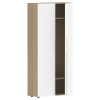 Гардероб СП-064-25-13 Белый глянец/Дуб Натуральный 900х450х2010 KANON