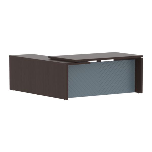 Стол руководителя TLCT 1820(R) Венге Магия Z/Серо-голубой 1800х2000х750 TORR LUX Стол руководителя TLCT 1820(R) Венге Магия Z/Серо-голубой 1800х2000х750 TORR LUX