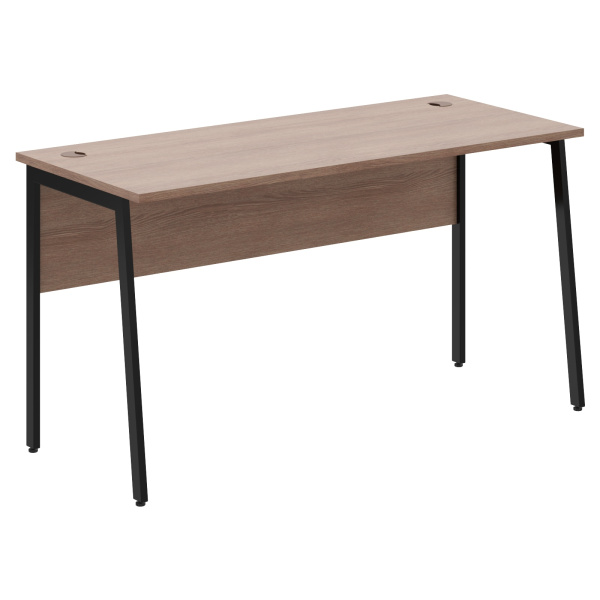 Стол прямой СП-3.1P Ясень Шимо/Черный 1400х608х755 IMAGO PLUS