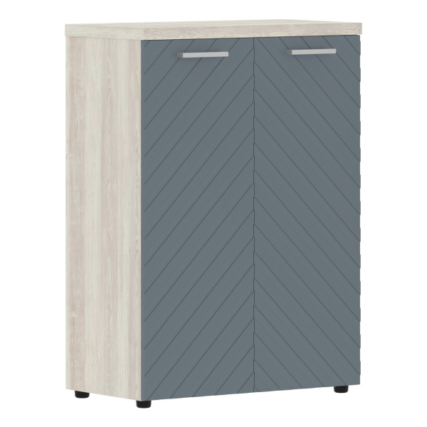 Шкаф с глухими средними дверьми и топом TLMC 85.1 Серо-голубой/Сосна Эдмонт Z 856х450х1203 TORR LUX