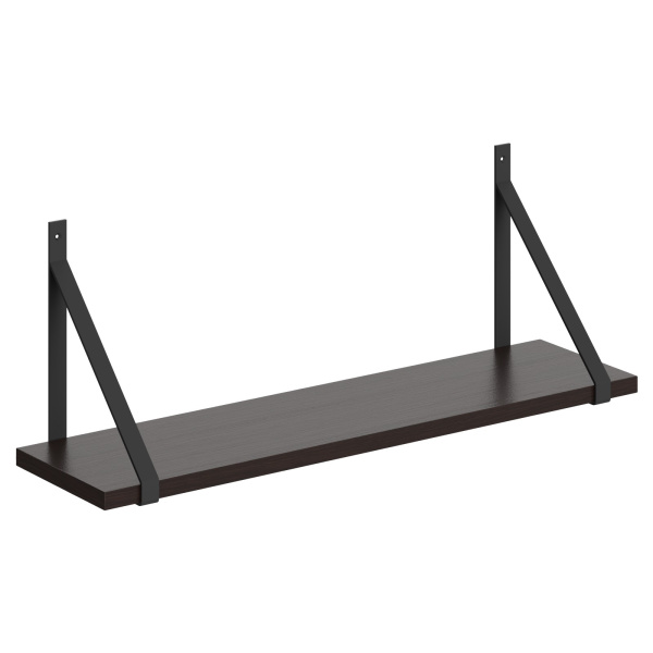 Полка с полкодержателями SH1-GINO Венге Магия 830х210х300 COFFEE