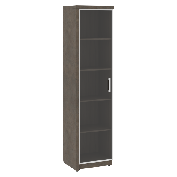 Шкаф СФ-534581 Бетон чикаго тем F187 ST9/Дрифтвуд H3090 ST22/Графит\Черный 537х454,5х2083 WOOD&STONE