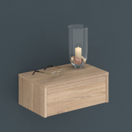 Стол - тумба подвесная CD 4629 Дуб Сонома светлый 462х290х180 COMP