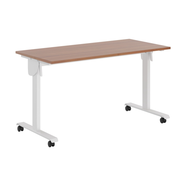 Стол складной CST 1365 Орех Французский/Белый 1350х650х750 IMAGO MOBILE LITE