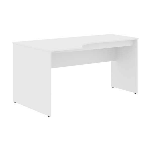 Каркас стола эргономичного SET160-1(L) Белый 1600х900х760 SIMPLE