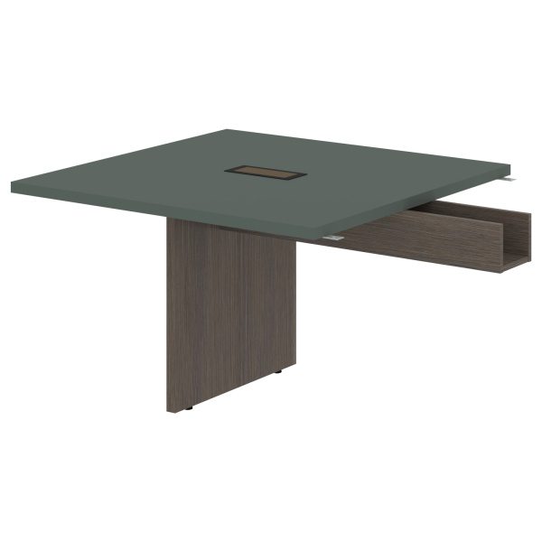 Стол приставной VFCT 1212 Нефрит/Дуб Сильвер 1200х1200х750 VELION