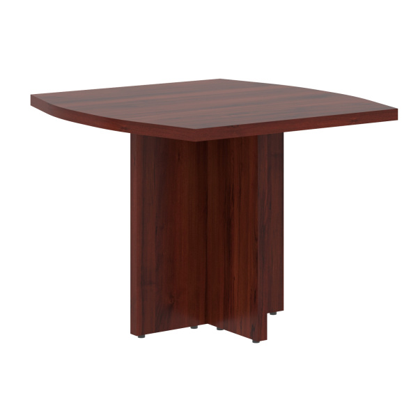 Стол переговорный B 123 Бургунди 1000х1000х750 BORN