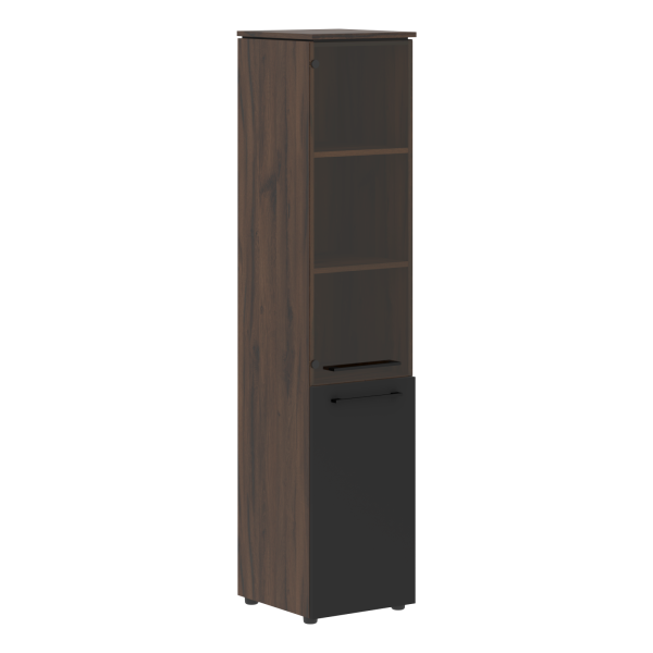 Шкаф колонка комбинированая MHC 42.2 Антрацит/Дуб Денвер темный 429х423х1956 MORRIS TREND