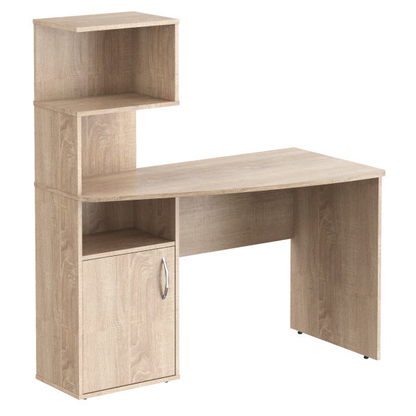 Стол компьютерный CD 1213(L) Дуб Сонома светлый 1200х600х1350 COMP Стол компьютерный CD 1213(L) Дуб Сонома светлый 1200х600х1350 COMP