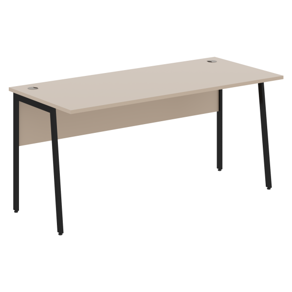Стол прямой СП-4P Мокачино/Черный 1600х720х755 IMAGO PLUS