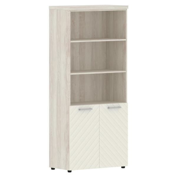 Шкаф с комплектом малых дверей и топом TLHC 85.5 Латте/Сосна Эдмонт Z 856х450х1968 TORR LUX