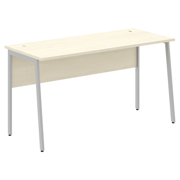 Стол прямой СП-3.1P Клен*/Алюминий 1400х608х755 IMAGO PLUS